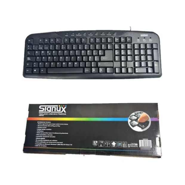 &u+ TECLADO PC MULTIMEDIA SIGNUX